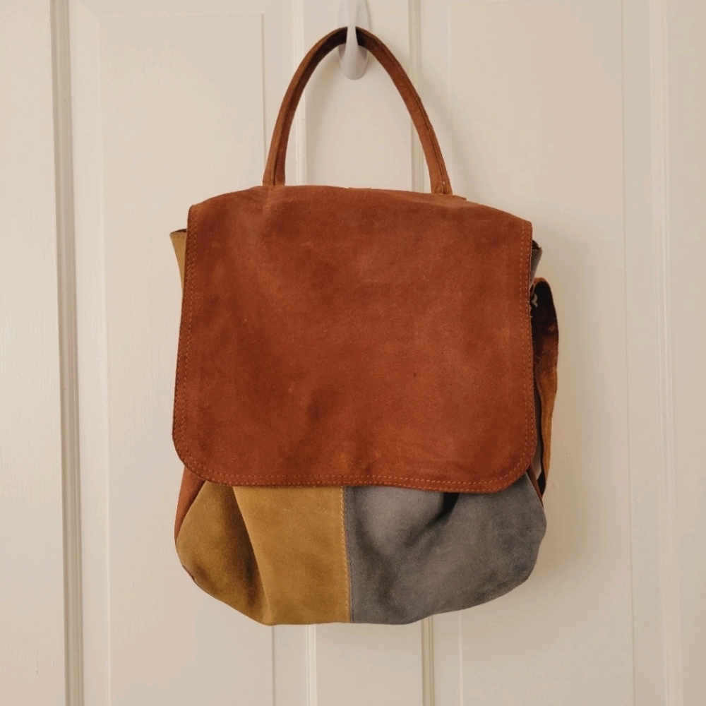 Free People Leather Convertable Backpack
